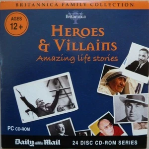 HEROES & VILLAINS: AMAZING LIFE STORIES – PROMO PC CD-ROM (2007) - Picture 1 of 2