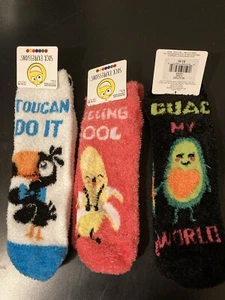 Sock Expressions Womens  Socks NWT Size 4-10. 3 Pairs - Picture 1 of 1