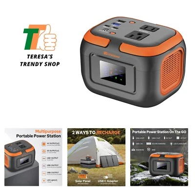 Central Eléctrica Portátil 120W, Banco de Alimentación 110V con Toma de CA, Generador Portátil... Foto 1 de 4