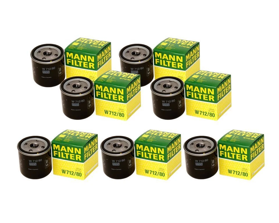 Juego de 7 filtros de aceite de motor Mann para Saab 9-3 9-5 900 9000 4L Foto 1 de 1