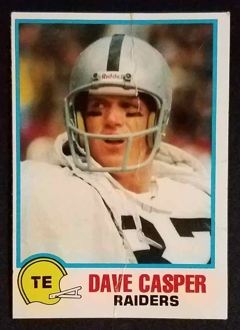 1978 Topps Holsum Bread #24 Dave Casper Oakland Raiders LOW GRADE (creases)