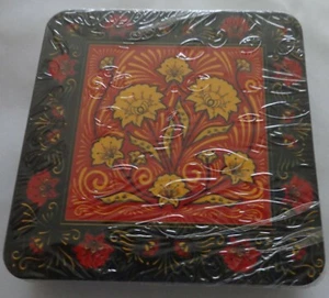 set of 6 wooden Russian coaster for beer wine whiskey cognac vodka '3.6x'3.6 - Picture 1 of 2