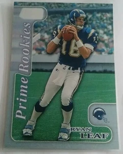 1998 Stadium Club Prime Rookies Ryan Leaf Rookie Insert Card #PR1 - Picture 1 of 2