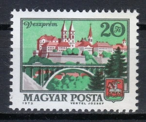 Hungary 1973 MNH Mi 2916A Veszprém, St. Stephen’s Viaduct / Bridges ** - Picture 1 of 2
