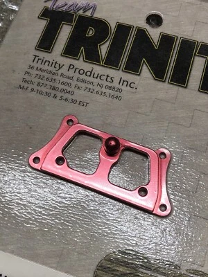 Team Trinity Team Losi Mini-T 1.0 Red Anodized Servo brace Horizon New - Image 1 of 3