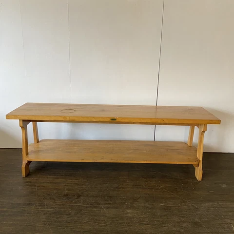 Vintage Antique Butcher Block Welded Michigan Maple Block Co Table Mid Century Cover