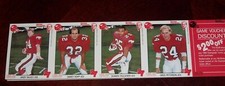Calgary Stampeders Football player cards Panel 4 Kentucky fried Chicken 1986 