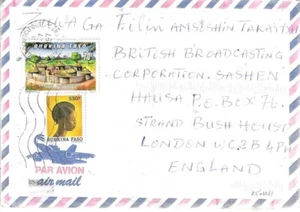 Burkino Faso - Air Mail Cover - to London - 1997 (25-1061) - Picture 1 of 1