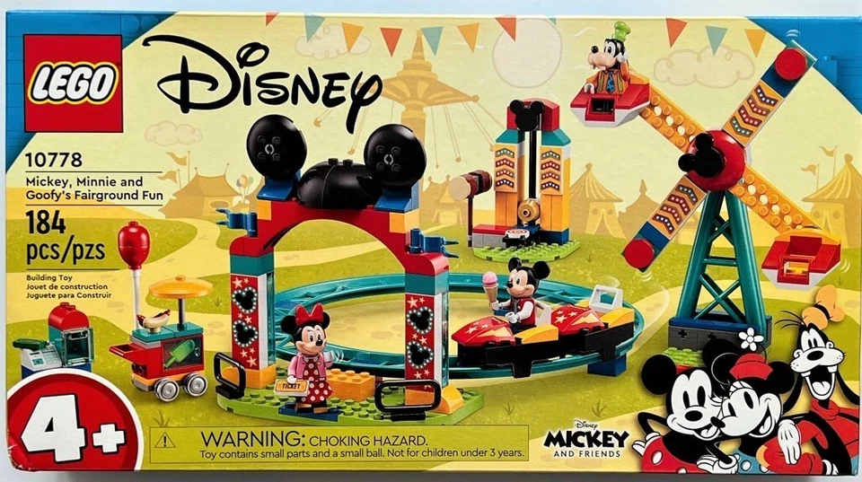 LEGO DISNEY "MICKEY, MINNIE AND GOOFY'S FAIRGROUND FUN"  #10778  SEALED - Image 1 of 1
