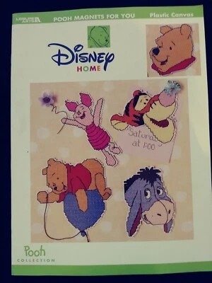 Leisure Arts Disney Home Pooh Magnets for You - Plastic Canvas 1999 - Image 1 of 3