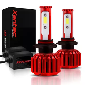 Xentec 120W 12800lm LED Kit Lights Bulbs color 6K 6000K for H8 H9 H11 size HID - Picture 1 of 12