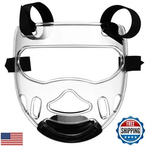 VOSAREA Adult Boxing Faceshield Taekwondo Sports Face Cover Sparring Face Gua - Picture 1 of 5