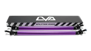 LVA V.2 Adjustable Splitter Support Rods -150mm - Anodized Purple - Picture 1 of 4
