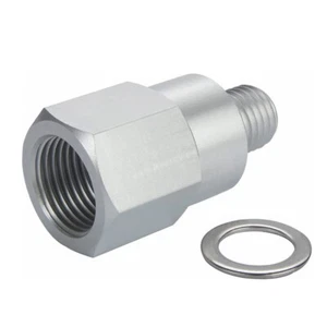 M12x1.5 to 3/8 NPT Oil Pressure Sensor Adapter Coolant Temp Fitting for LS Swap - Picture 1 of 10