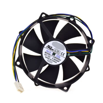 Cooling fan F129025SU for EVERFLOW PWM CPU Round Coole 90*90*25mm 12V 0.38A 4pin - Image 1 of 4
