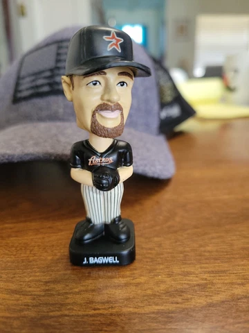 Jeff Bagwell POST CEREAL 3" Mini BOBBLEHEAD Fotoball Houston Astros 2002 Cover