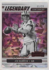 2021 Panini Contenders Draft Picks Legendary Red Cracked Ice /23 Joe Burrow #12