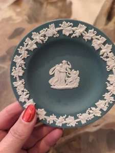 Wedgwood Jasperware türkis Schmuckschale einwandfreier Zustand - Bild 1 von 4
