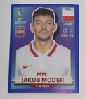 2022 Fifa World Cup Panini Sticker Qatar Jakub Moder Blue Poland Pol14