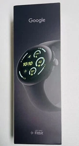 BRAND NEW: Google Pixel Watch 3 LTE 45mm Matte Black Obsidian (RRP $839) - Picture 1 of 3