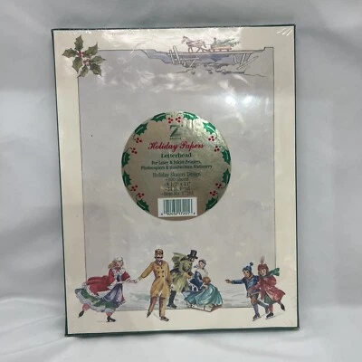Vintage Z GRAFIX~100 Sheets of 8.5"x11" HOLIDAY PAPERS for LASER & INJET New - Image 1 of 4