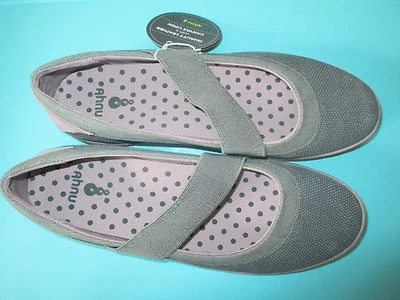 Новый Ahnu телеграф поскользнуться на туфли плоскостях 10,5 41,5 $99 розничной кожи серый - Изображение 1 из 4