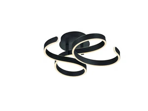 Plafoniera moderna a led design nero TR085 - Imagen 1 de 1