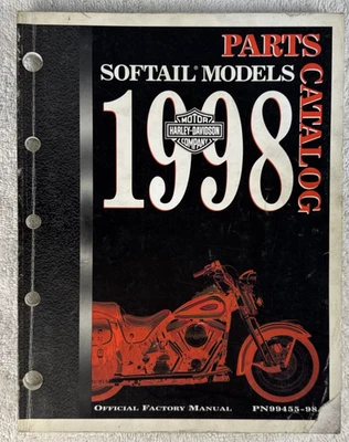 Harley Davidson Softail Models 1998 catálogo de piezas 99455-98A Foto 1 de 4