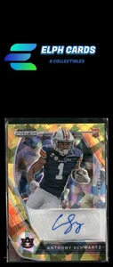 2021 Panini Prizm Draft Picks #DPA-ANT Anthony Schwartz Autografi Gold Ice - Foto 1 di 2