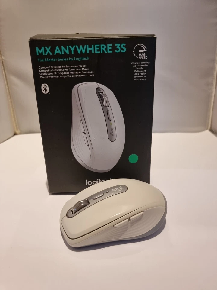 Logitech MX Anywhere 3s Wireless-Maus  Farbe Weiß - Bild 1 von 4