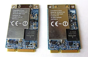 TWO (2) Apple AirPort WiFi Cards (PCIe Mini) BCM94321MC 020-5335-A MacBook, iMac - Zdjęcie 1 z 4
