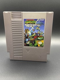 Teenage Mutant Ninja Turtles III The Manhattan Project Authentic Nintendo NES