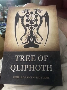 TREE OF QLIPHOTH TEMPLE OF THE ACENDING FLAME SOFTCOVER BOOK - Picture 1 of 7