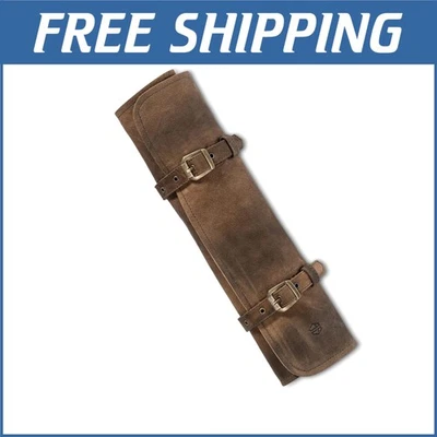 Rollo de cuchillo de cuero Buffalo con 7 ranuras - Ideal para profesionales y entusiastas Foto 1 de 4