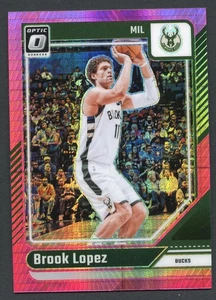 2024-25 Donruss Optic Basketball - Brook Lopez #116 Hyper Pink Prizm - Picture 1 of 1