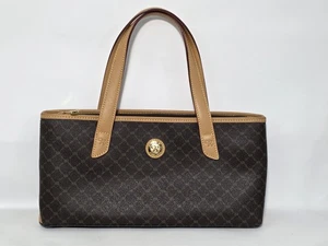 Rioni Signature BROWN East West Handle Bag Purse Satchel - No Strap (P6) - Picture 1 of 17