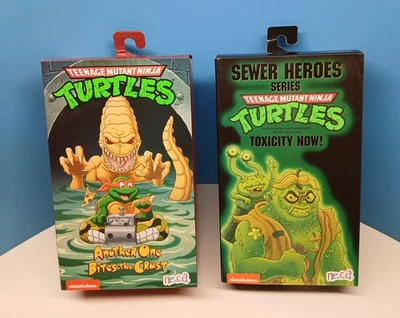 NECA TMNT Ultimate Pizza Monster & Toxicity Ahora Lote de 2 (LAS CAJAS TIENEN DAÑOS)  Foto 1 de 4
