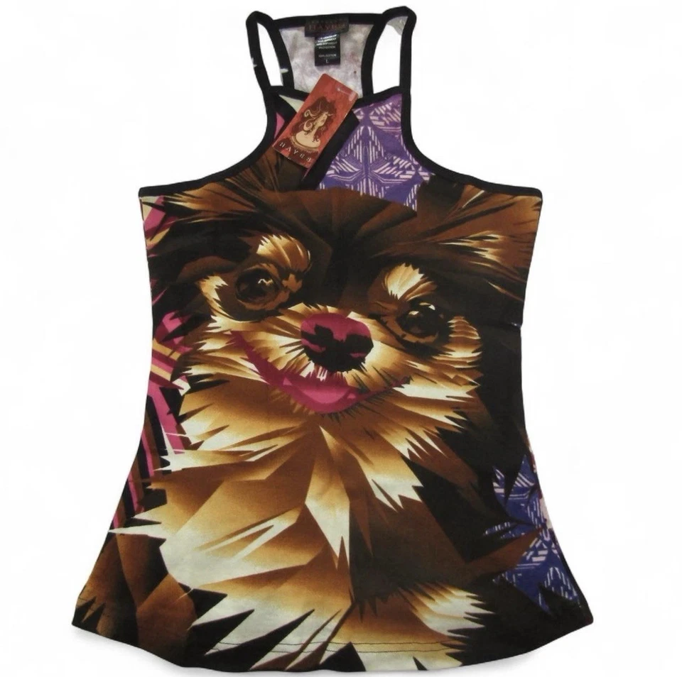 CAMISETA SIN MANGAS VINTAGE Y2K HAYES CUSTO BARCELONA CACHORRO RARA STOCK MUERTO EURO GRANDE Foto 1 de 4