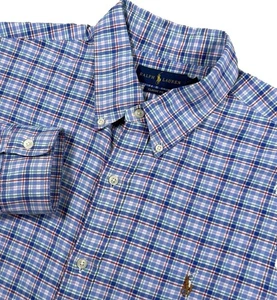 Ralph Lauren Herren XL Classic Fit Mehrfarbig Kariert Langarm Button Down Hemd - Bild 1 von 7