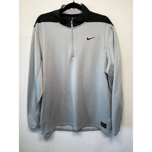 NIke Golf Dri-Fit Performance 1/4 Zip Pullover, Gray/Black, Size XL - Picture 1 of 5