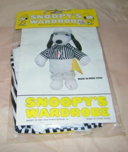 Vintage Snoopy’s Wardrobe REFEREE OUTFIT Medium Snoopy Plüsch 0823 (MIP #4498) - Bild 1 von 4