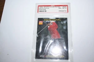 1999 DAVID DUVAL SPORTS ILLUSTRATED FOR KIDS 809 PSA GRADE 8 GOLF - Picture 1 of 3