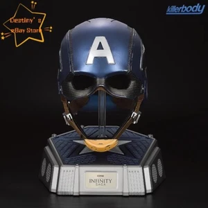 Killerbody Captain America Cosplay Props Full Face Wearable Helmet  Base Shield - Picture 1 of 24
