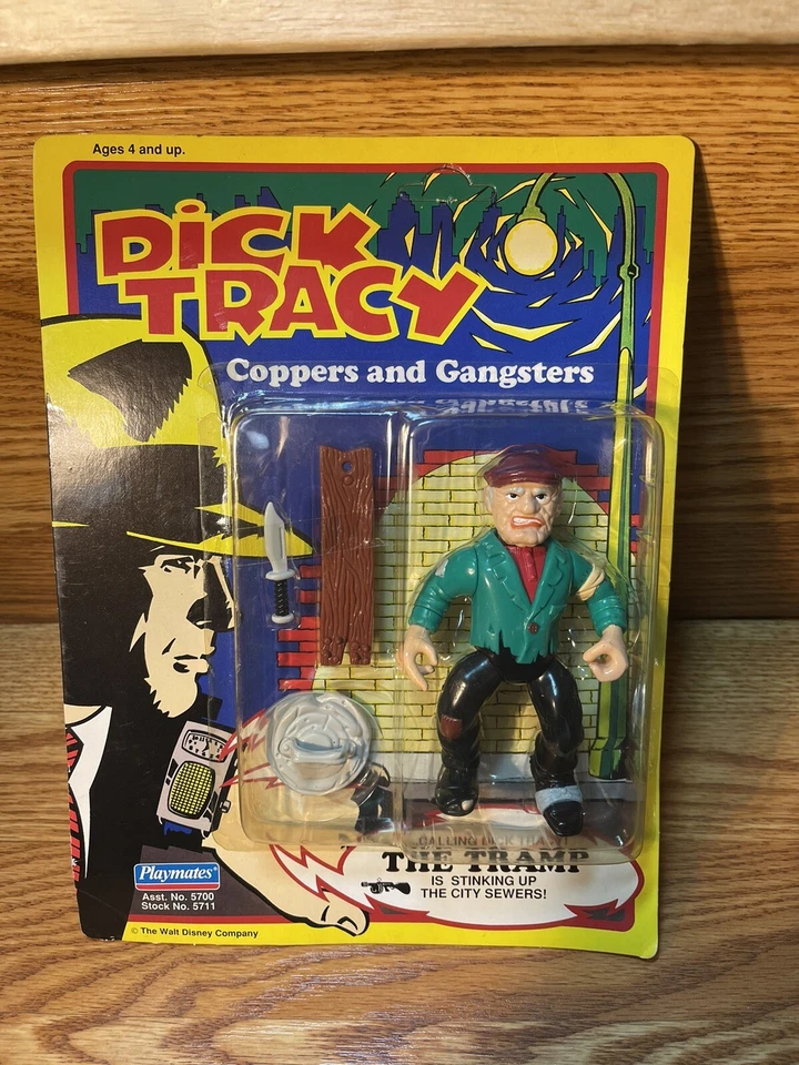 Dick Tracy Coppers and Gangsters Steve The Tramp Action Figure 1990
