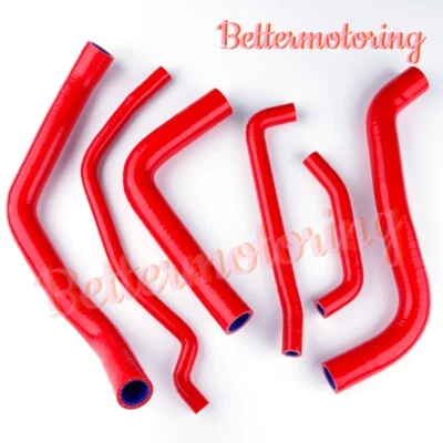 For 2006-2009 Suzuki GSXR600 GSXR 750 K6 Silicone Radiator Coolant Hose Red Pipe - Imagem 1 de 4