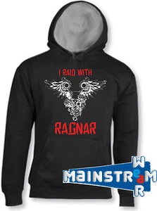 FELPA CON CAPPUCCIO HOODIE VIKINGS RAGNAR VALHALLA SHIELDMAIDEN RAID VICHINGHI - Imagen 1 de 6