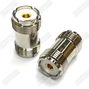 10x UHF SO-239 Female Jack to UHF SO239 Female Jack Adapter UHF/UHF Short Type - Picture 1 of 2