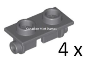 New Lego 4x Dark Bluish Gray Hinge Brick 1 x 2 Top Plate 3938 (3937)