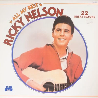 ALL MY BEST - RICKY NELSON - Vinyl LP - J&B Records - 1985 - VG (HHR01001) - Image 1 of 2