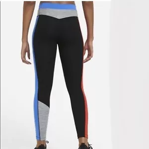 NIKE Dri fit Color Block Athletic Running Pants Leggings Womens 2X - Picture 1 of 5